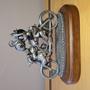 Mickey & Minnie "Bicycle Built for Two" Limited Edition Pewter Figurine